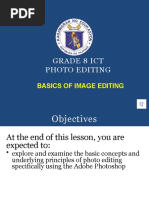 Grade 8 Ict Photo Editing: Basics of Image Editing