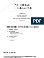 Artificial Intelligence: S.Manimozhi Assistant Professor, Department of Ca Bon Secours College For Women, Thanjavur