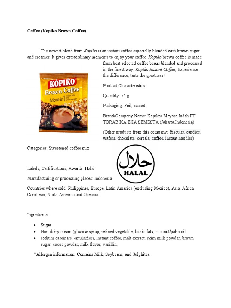 Kopiko Chocolate Coffee