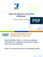 Wash in Health Facilities Program