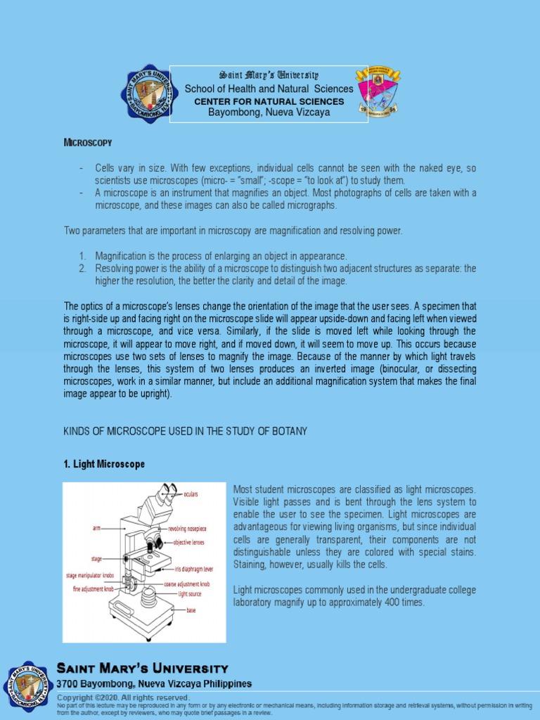 Micros | PDF | Microscope | Optics