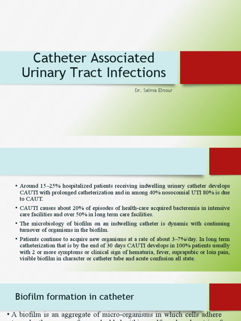 Catheter Associated Urinary Tract Infections PDF Urinary Tract