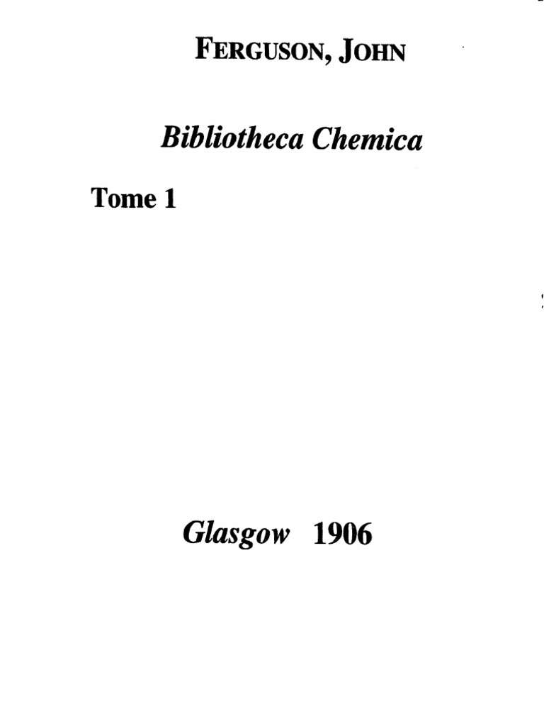Biblioteca Quimica Tomo 1 Alchemy Science