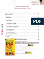 Quantam CAT Sarvesh Kumar What To Prepare What To Skip For CSAT