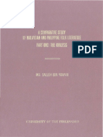 From A Comparative Study of Malaysian and Philippine Folk Literature Part One PDF