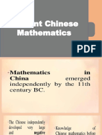 Ancient Chinese Mathematics