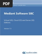 Mediant Software SBC Users Manual Ver 72