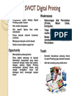 Analisis SWOT Digital Printing PDF