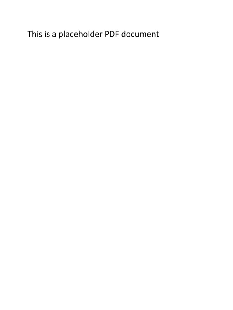 Placeholder PDF | PDF