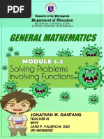 Grade 11 1st Quarter Module 3.2 Solving Problems Involving Functions - PDF - 4pages