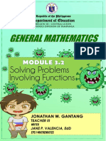 Grade 11 1st Quarter Module 3.2 Solving Problems Involving Functions - PDF - 4pages