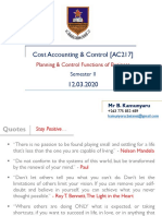 Planning & Control Functions of Business AC217 2020 (12.03.2020)