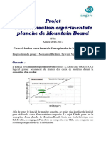 Projet Conception EI2 - Caractérisation Expérimentale D'une Planche de Mountain Board