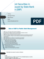Role of SBP and Marketable Government Securities in Pakistan