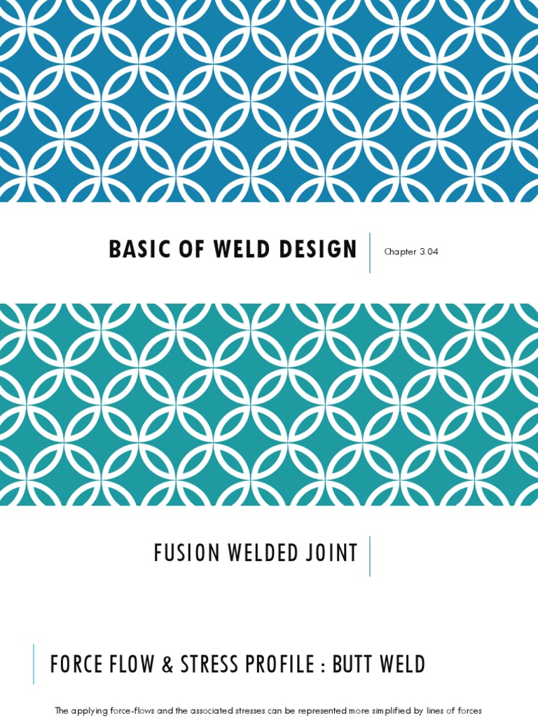 3.04 - Basic of Weld Design | PDF | Stress (Mechanics) | Welding