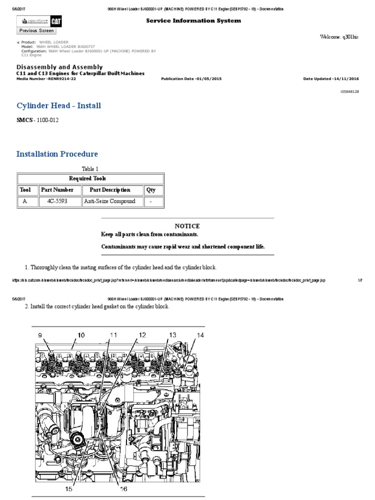 Cat C13 Bolt Torque Specs Online Discount library.ecosystem.build