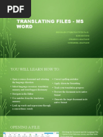 Translating Files - MS