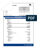 Unit Computation Sheet: Payment Schemes