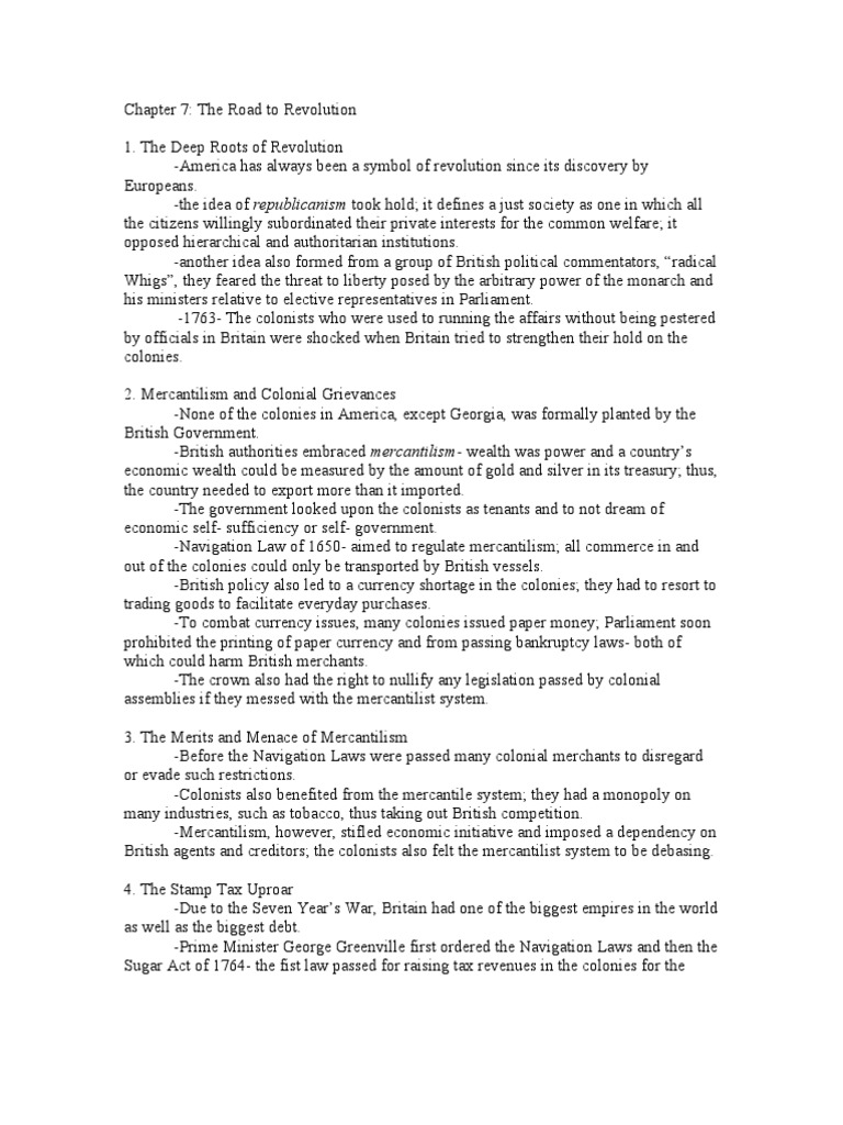 Colonial Struggles & Revolution | PDF | Mercantilism | Government