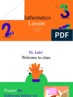 Mathematics: Lesson