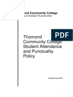 Student Attendance Punctuality Policy PDF