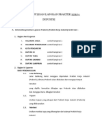 Format Penulisan Laporan PKL