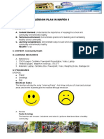 Lesson Plan in Mapeh 6: Emoticon Game