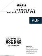 Yamaha Cvp87a Owner's Manual