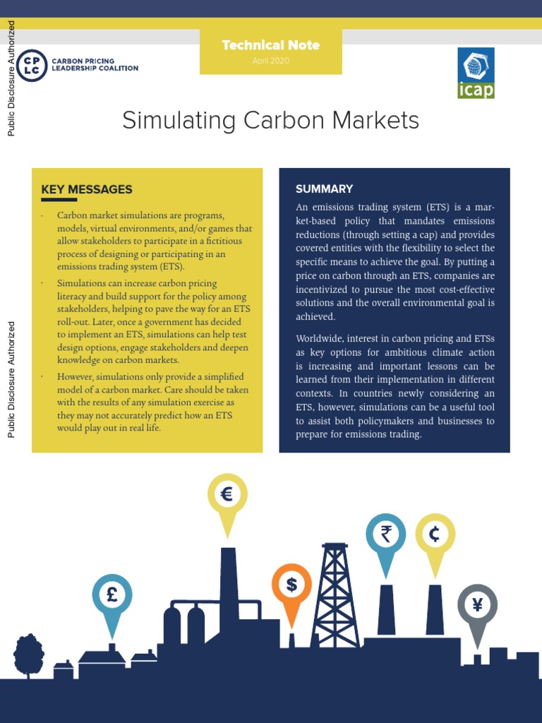 Simulating Carbon Markets: Technical Note | PDF | Emissions Trading ...