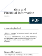 Accounting and Financial Information