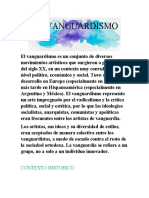 El Vanguardismo Es Un Conjunto de Diversos Movimientos Artísticos Que Surgieron A Principios Del Siglo XX