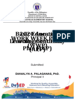 Work Week Plan (WWP) 2020 Annual Procurement Plan (APP) Basic Education Learning Continuity Plan (LCP)