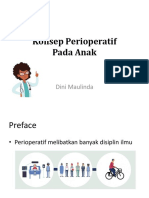 Konsep Perioperatif Pada Anak