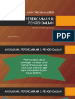 Pertemuan Ke 7 - Anggaran, Perencanaan Dan Pengendalian