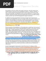 Risks of Cigarette Smoke and Health | PDF | Tobacco Smoking