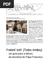 2190 - Fratelli tutti, [Todos Irmãos] um guia para a leitura da encíclica do Papa Francisco
