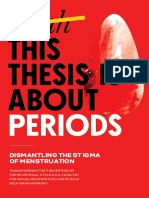 Dismantling The Stigma of Menstruation