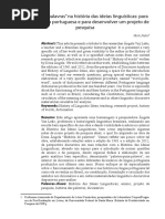 Hitória de palavras