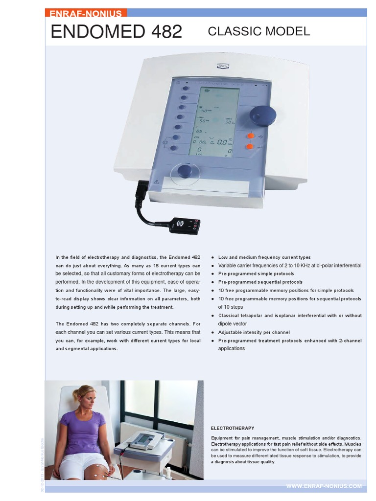 Endomed 482 User Manual Overview | PDF | Mains Electricity | Clinical ...