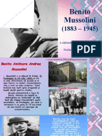 Italia, Mussolini. 