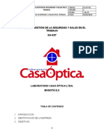 Sistema de Gestion de La Seguridad y Salud en El Trabajo