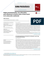 Artículos publicados por año sobre actitudes hacia el medio ambiente