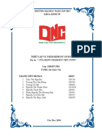 dự án dịch vụ chăm sóc thú cúng (nhóm 4)