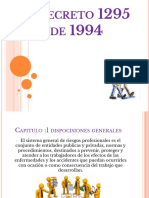 Decreto 1295 de 1994 