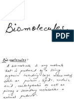 Bio Molecules PDF