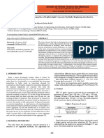 Mechanical Properties of Lightweight Concrete with Sawdust