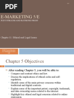 E-Marketing 5/E: Chapter 11: Ethical and Legal Issues