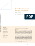 Hanks - 2005 - PIERRE BOURDIEU AND THE PRACTICES OF LANGUAGE-annotated