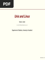 Unix and Linux: David J. Scott