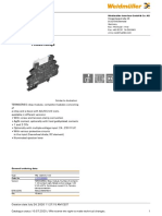 Data Sheet for TERMSERIES TRZ 120VUC 1CO Relay Module